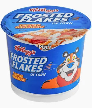 Kellogg Breakfast Cereal Cups (Frosted Flakes)