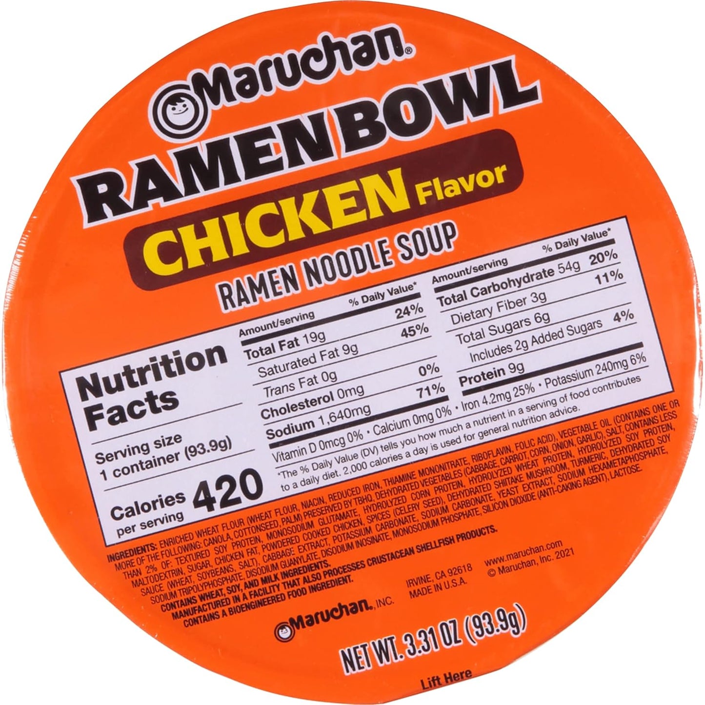 Ramen Noodle Soup Bowls(Chicken)