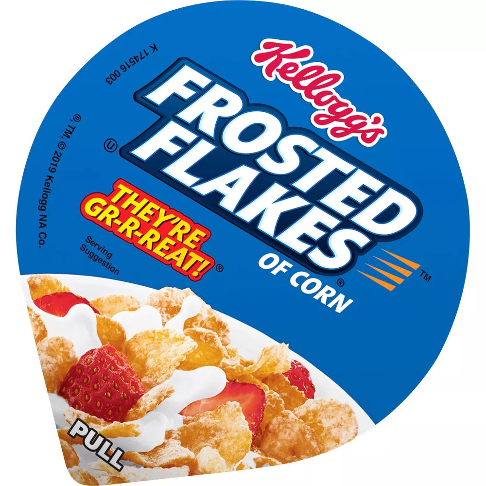 Kellogg Breakfast Cereal Cups (Frosted Flakes)